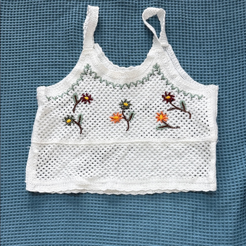 Boho cropped top